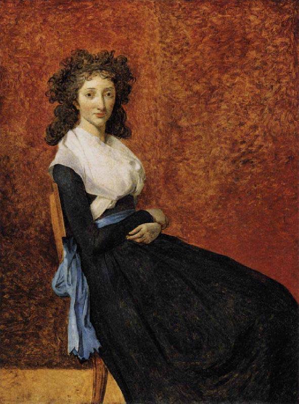 Jacques-Louis David Portrait of Madame Marie Louise Trudaine oil painting image